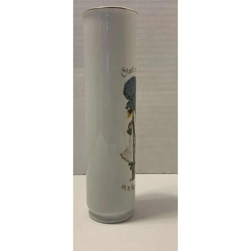 Vintage 1974 Holly Hobbie Bud Flower Vase 